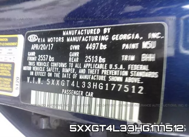 5XXGT4L33HG177512 фото 10