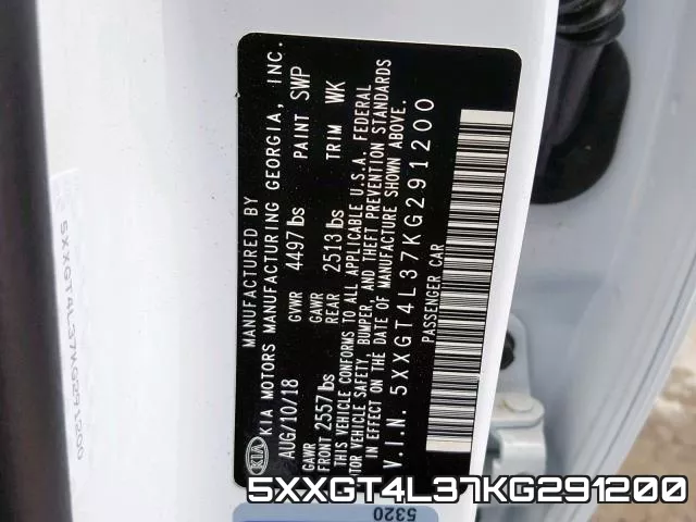 5XXGT4L37KG291200 фото 2