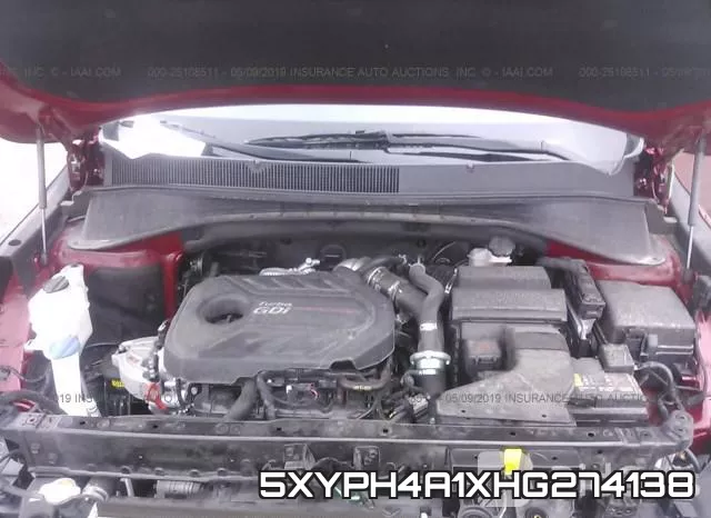 5XYPH4A1XHG274138 фото 2