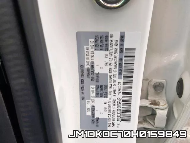 JM1DKDC70H0159849 фото 2