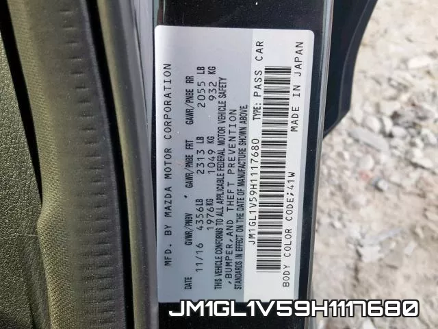 JM1GL1V59H1117680 фото 2