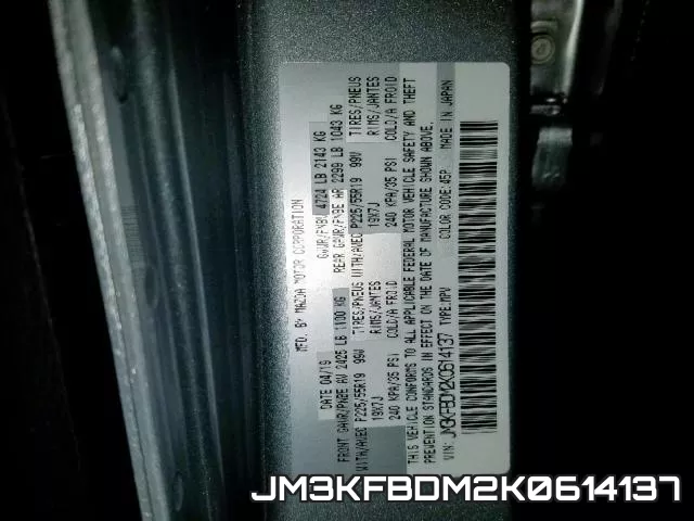 JM3KFBDM2K0614137 фото 2