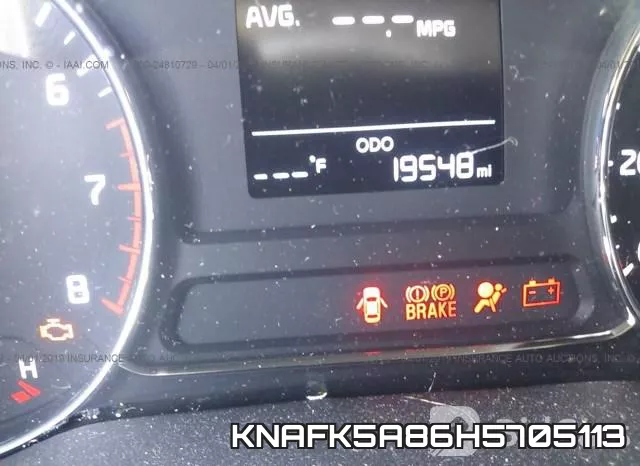 KNAFK5A86H5705113 фото 8