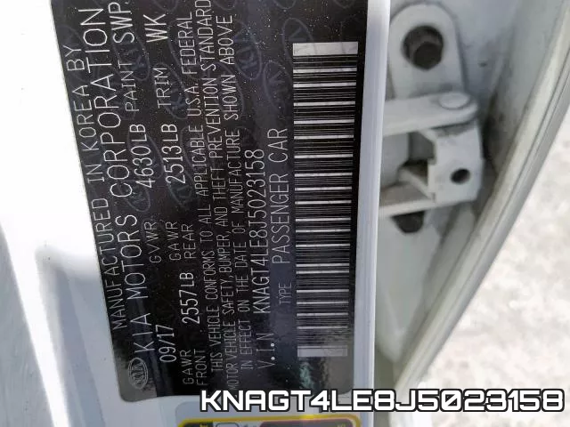 KNAGT4LE8J5023158 фото 2