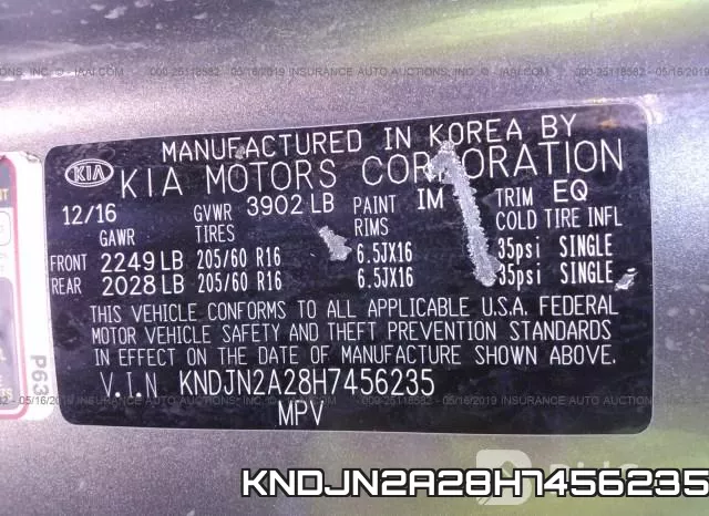 KNDJN2A28H7456235 фото 10