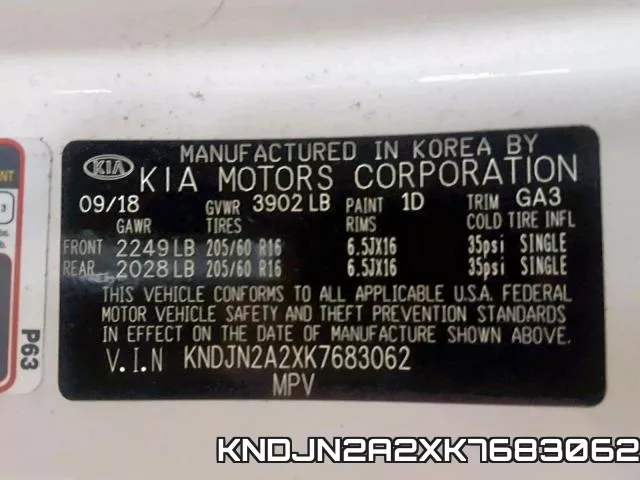 KNDJN2A2XK7683062 фото 2