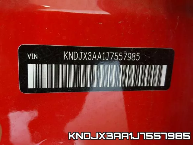 KNDJX3AA1J7557985 фото 2