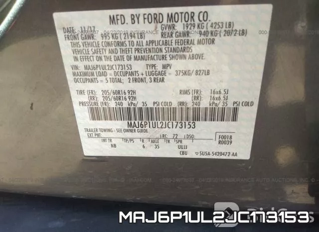 MAJ6P1UL2JC173153 фото 10