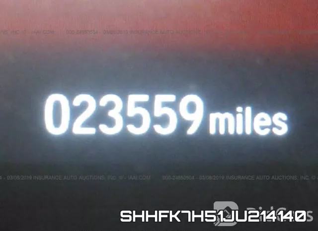 SHHFK7H51JU214140 фото 8
