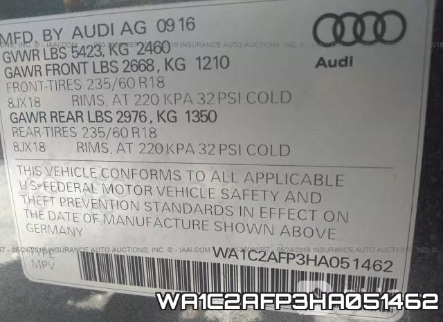 WA1C2AFP3HA051462 фото 10