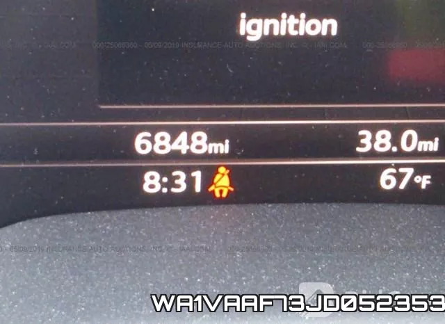 WA1VAAF73JD052353 фото 8