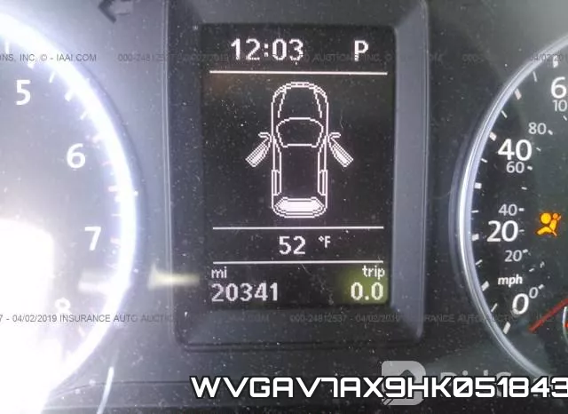 WVGAV7AX9HK051843 фото 8