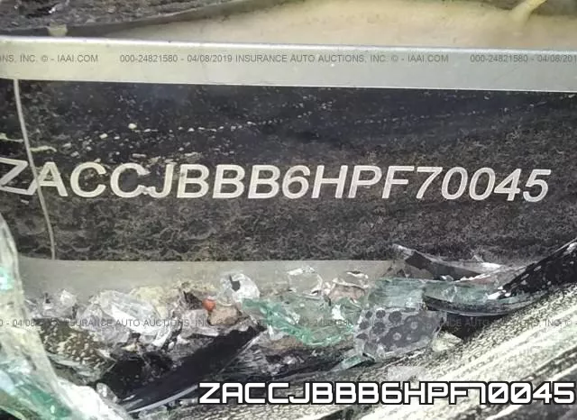 ZACCJBBB6HPF70045 фото 10