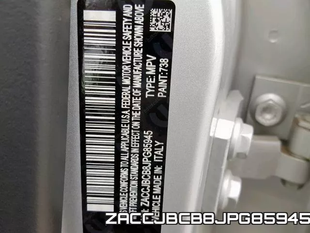 ZACCJBCB8JPG85945 фото 2