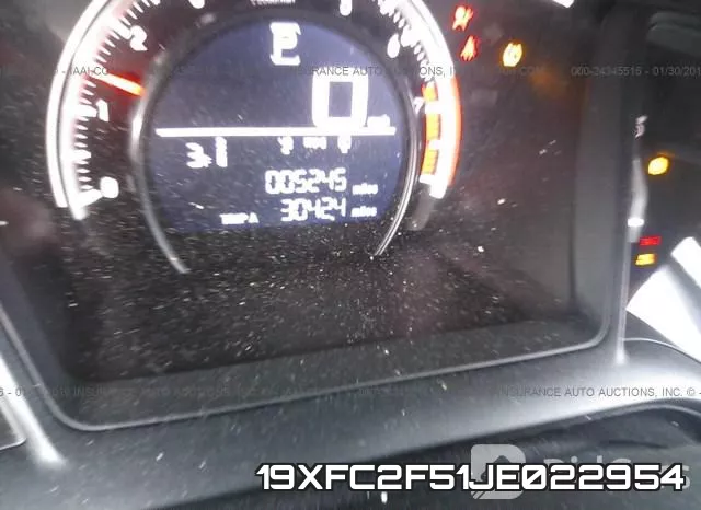 19XFC2F51JE022954 фото 8