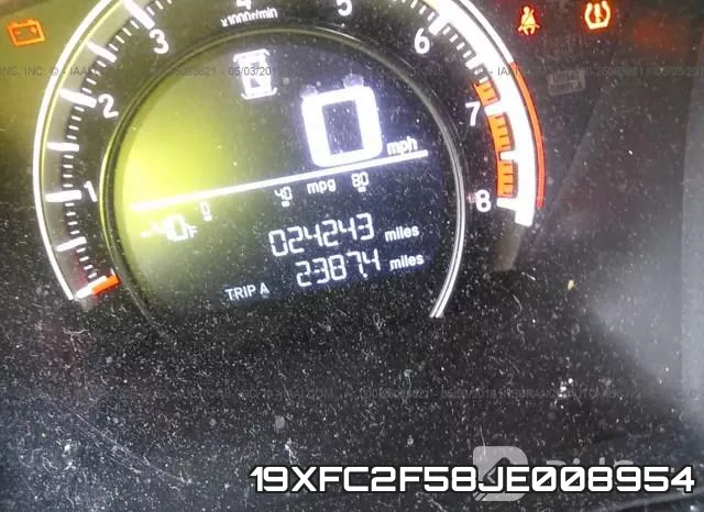 19XFC2F58JE008954 фото 8