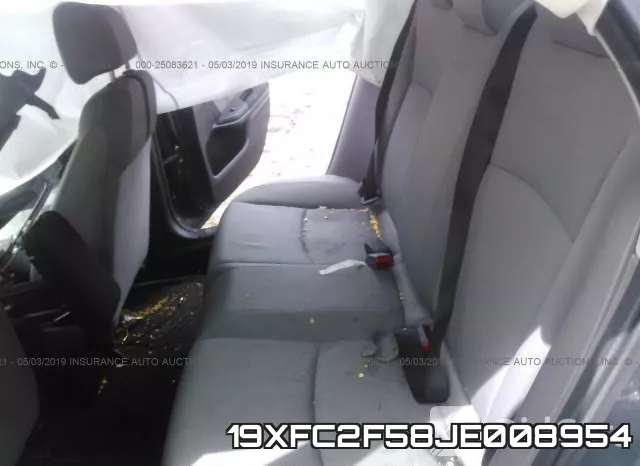 19XFC2F58JE008954 фото 9