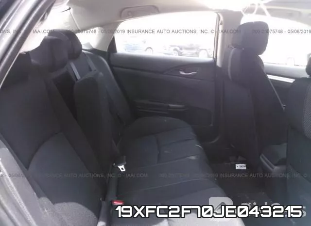 19XFC2F70JE043215 фото 9