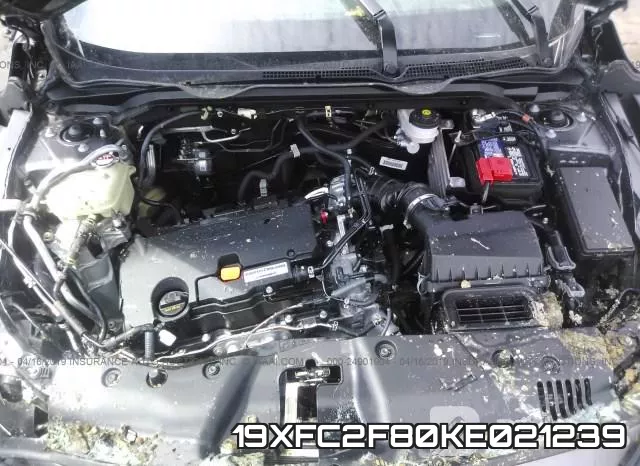 19XFC2F80KE021239 фото 2