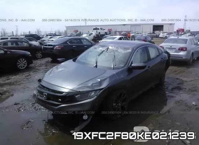 19XFC2F80KE021239 фото 3