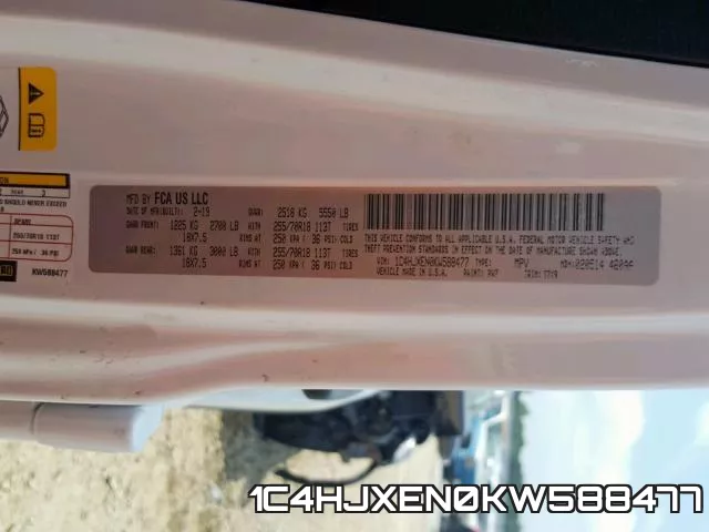 1C4HJXEN0KW588477 фото 2