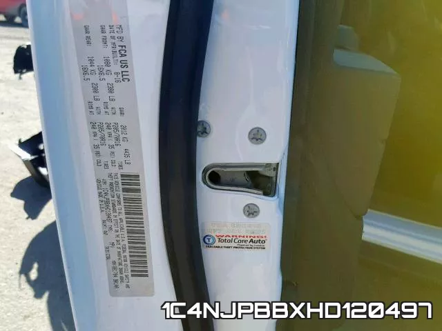 1C4NJPBBXHD120497 фото 2