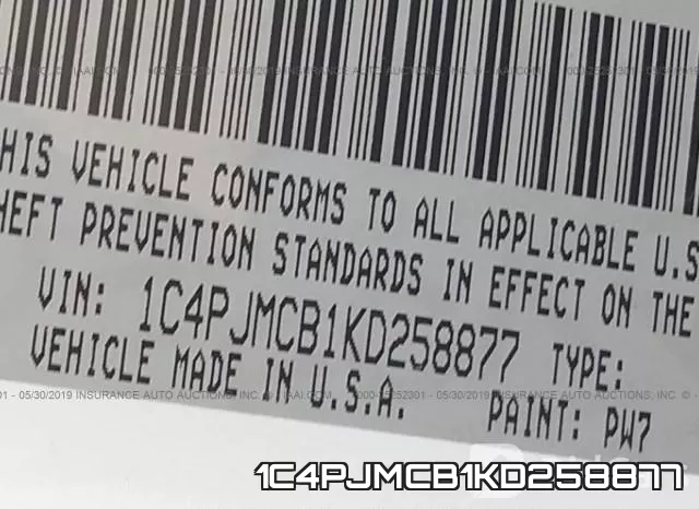 1C4PJMCB1KD258877 фото 10