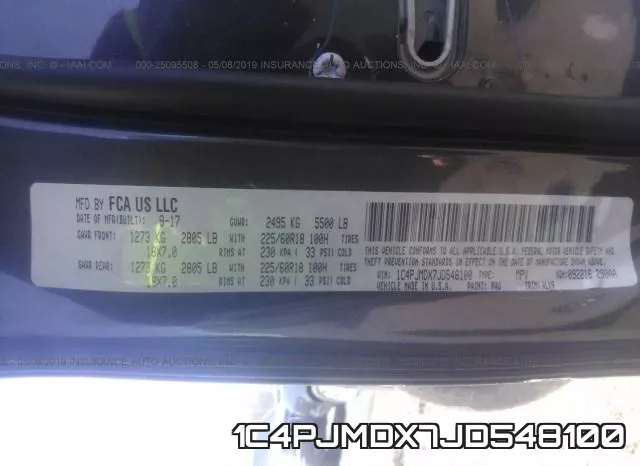 1C4PJMDX7JD548100 фото 10