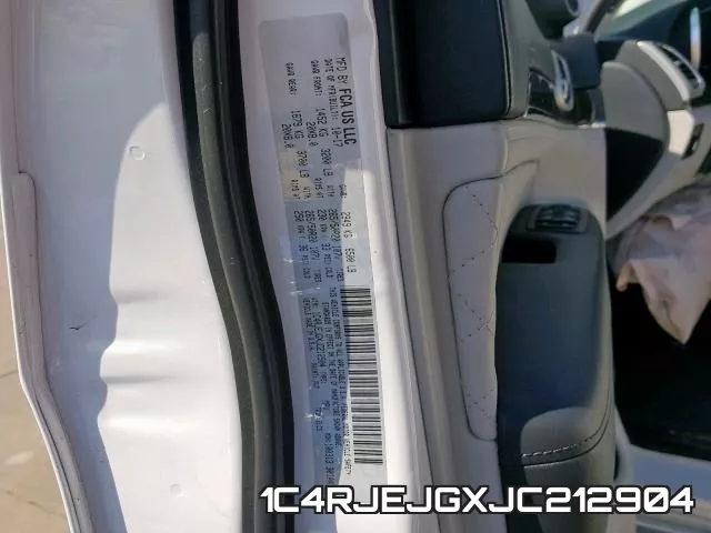 1C4RJEJGXJC212904 фото 2