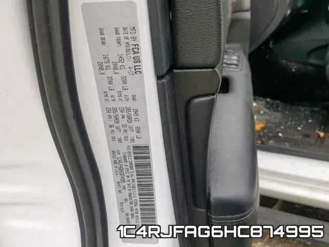 1C4RJFAG6HC874995 фото 2
