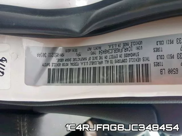 1C4RJFAG8JC348454 фото 2