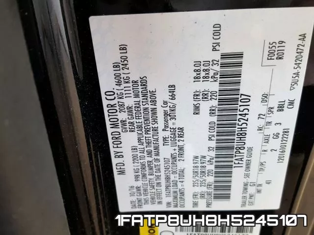 1FATP8UH8H5245107 фото 2