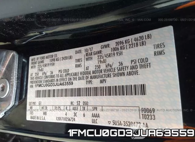 1FMCU0GD3JUA63559 фото 10