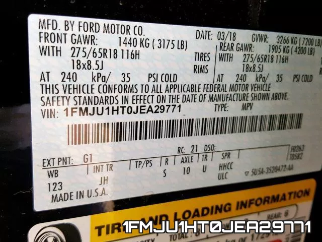 1FMJU1HT0JEA29771 фото 2
