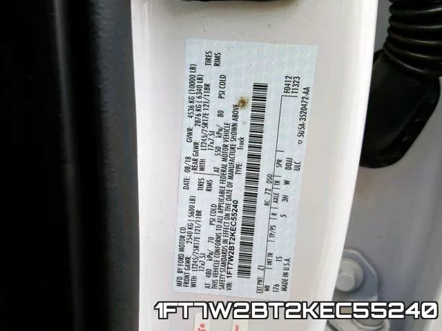 1FT7W2BT2KEC55240 фото 2