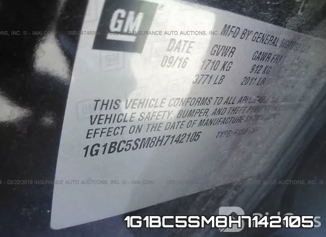1G1BC5SM8H7142105 фото 10
