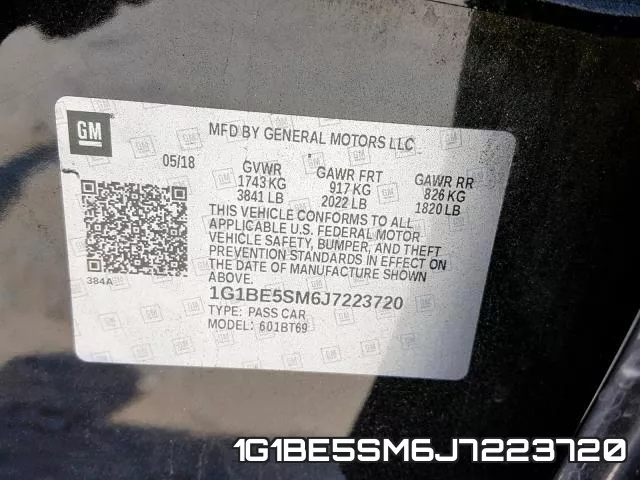 1G1BE5SM6J7223720 фото 2