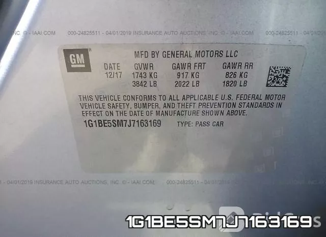 1G1BE5SM7J7163169 фото 10