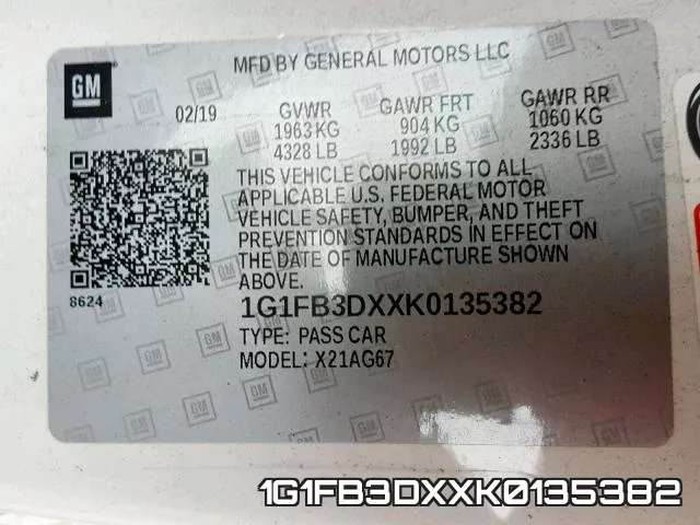 1G1FB3DXXK0135382 фото 2