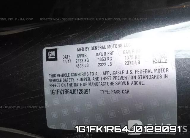1G1FK1R64J0128091 фото 10