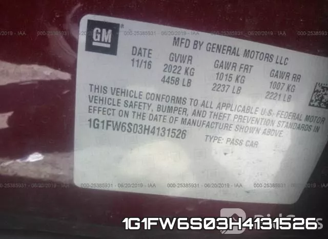 1G1FW6S03H4131526 фото 10