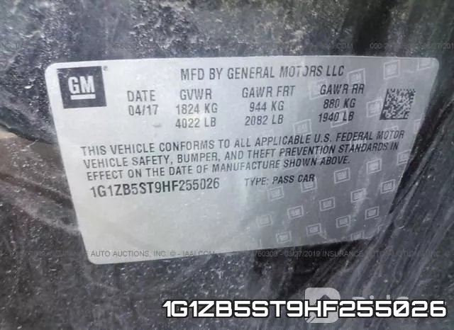 1G1ZB5ST9HF255026 фото 10