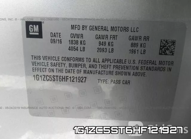1G1ZC5ST6HF121927 фото 10