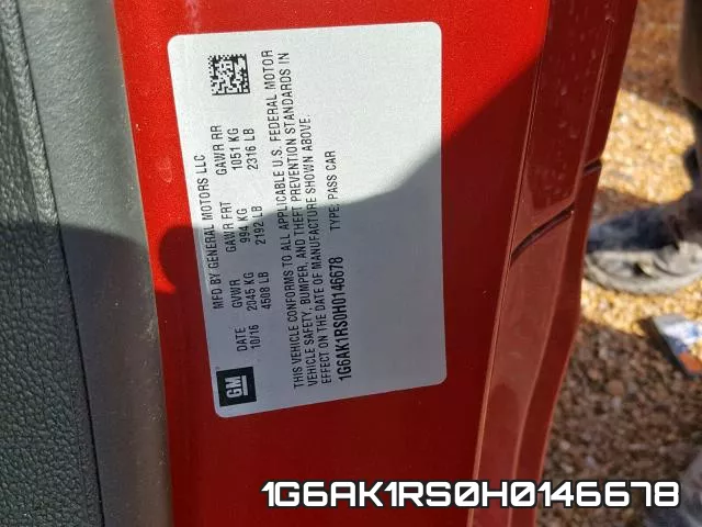 1G6AK1RS0H0146678 фото 2