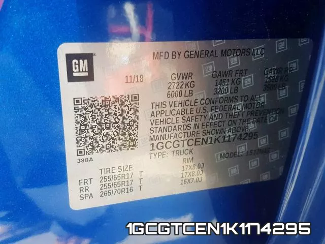 1GCGTCEN1K1174295 фото 2