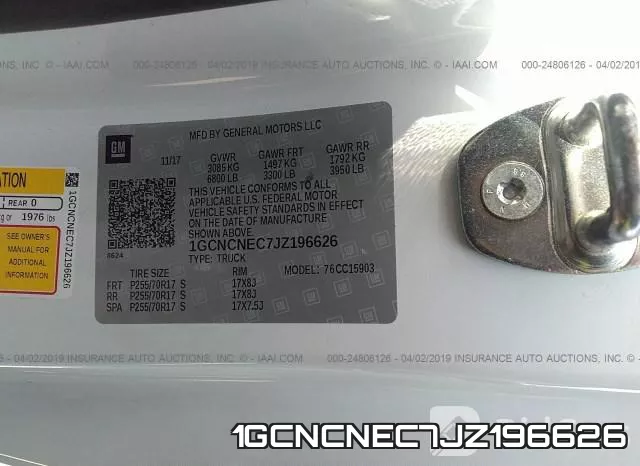 1GCNCNEC7JZ196626 фото 10