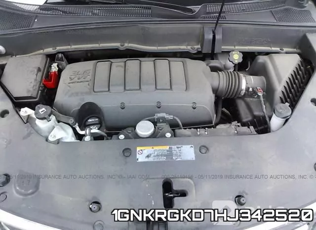 1GNKRGKD7HJ342520 фото 2
