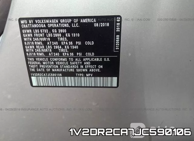 1V2DR2CA7JC590106 фото 10
