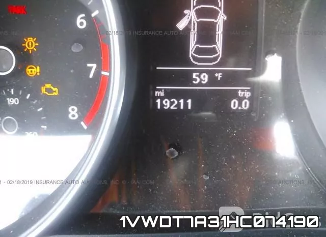 1VWDT7A31HC074190 фото 8