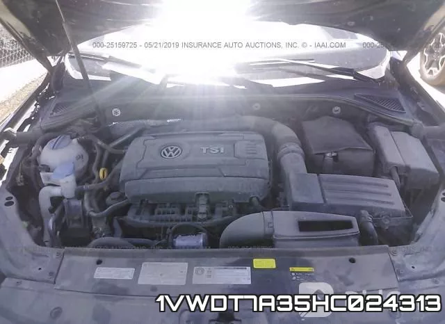 1VWDT7A35HC024313 фото 2